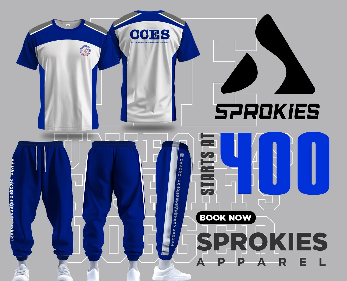 Sprokies custom PE uniform set